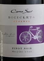 Cono Sur Bicicleta Reserva Pinot Noir, $8.99