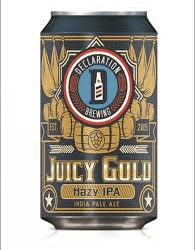 Declaration Brewing, Juicy Gold Hazy IPA, $9.49 6pk cans