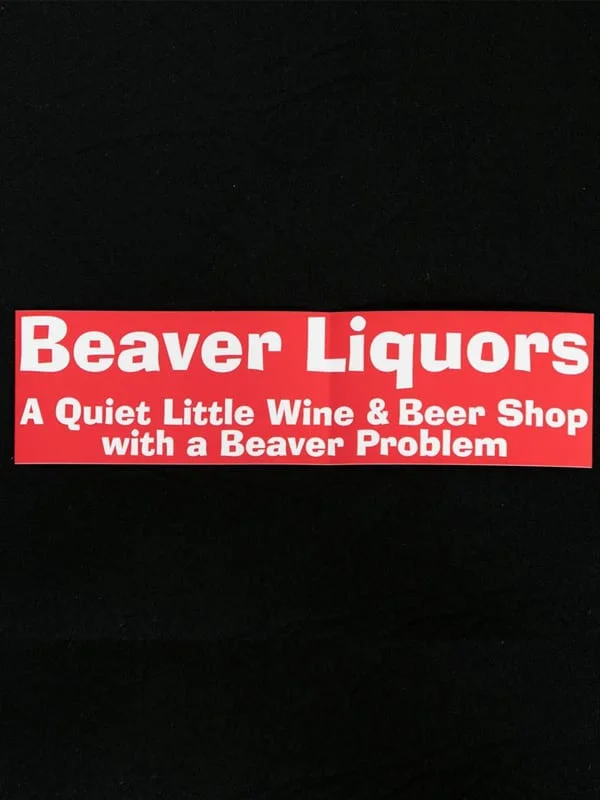 Beaver Problem Bumper Sticker