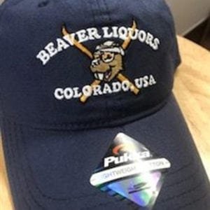 Beaver Liquors Skier Logo Ball Cap