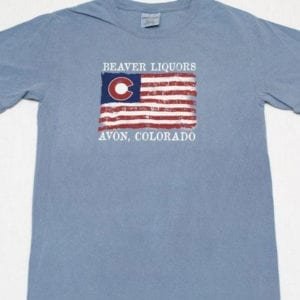 USA Anthem Blue Flag T-shirt